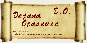 Dejana Otašević vizit kartica